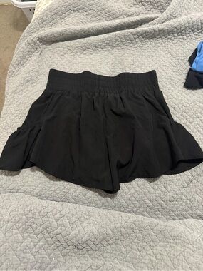 Black free people look-alike shorts